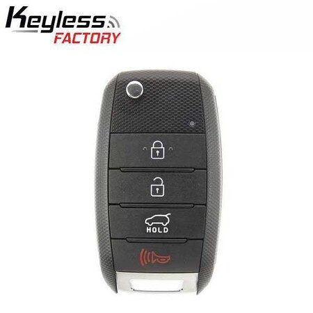 Keyless Factory 2014-2019 Kia Soul / 4-Button Flip Key / Gen 2 PS / PN95430-B2100 / OSLOKA-875T RFK-KIA-SO19